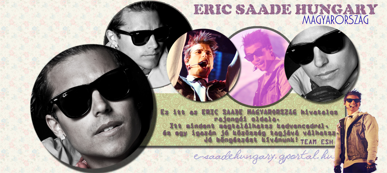 Eric Saade Hungary* The Official Hungarian Fansite 
